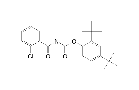 (o-chlorobenzoyl)carbamic acid, 2,4-di-tert-butylphenyl ester