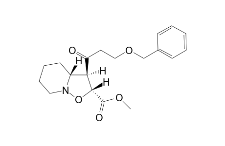 Methyl (2R,3aR)-2-[3-(benzyloxy)-1-oxopropyl]hexahydro-2H-isoxazolo[2,3-a]pyridine-3-carboxylate