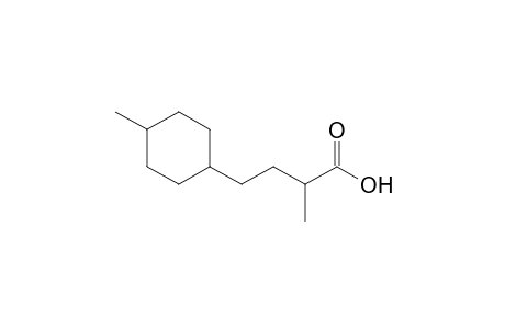 Cyclohexanebutanoic acid, .alpha.,4-dimethyl-