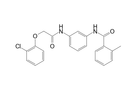 benzamide, N-[3-[[2-(2-chlorophenoxy)acetyl]amino]phenyl]-2-methyl-