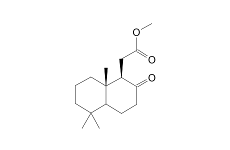 METHYL-8-OXO-13,14,15,16,17-PENTANOR-LABDAN-12-OATE