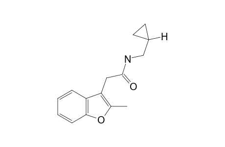 N-(cyclopropylmethyl)-2-methyl-3-benzofuranacetamide