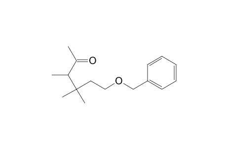 3,4,4-trimethyl-6-phenylmethoxy-hexan-2-one