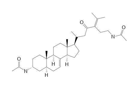 3.alpha.,29-(N,N'-Diacetylamino)-5.alpha.-ergosta-7,24(25)-diene-23-on