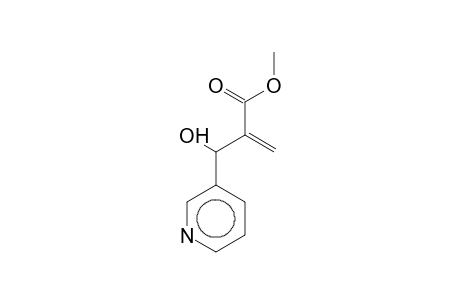 3-Pyridinepropanoic acid, beta-hydroxy-alpha-methylene-, methyl ester