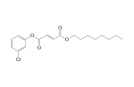 Fumaric acid, 3-chlorophenyl octyl ester