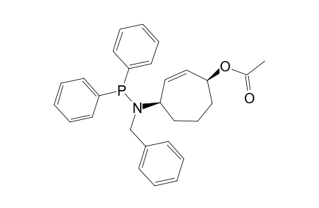 1-Acetoxy-4-[benzyl(diphenylphosphinous)amidyl]-cyclohept-2-ene