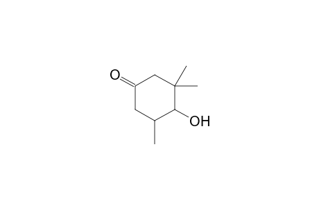 3,3,5-trimethyl-4-oxidanyl-cyclohexan-1-one