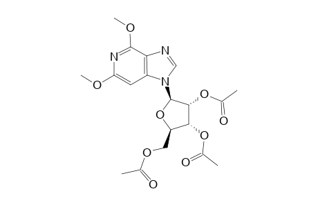 4,6-DIMETHOXY-9-(2,3,5-TRI-O-ACETYL-BETA-D-RIBOFURANOSYL)-3-DEAZA-PURINE