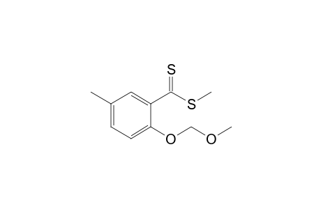 Methyl 2-methoxymethoxy-5-methyldithiobenzoate