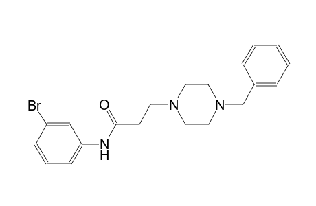 3-(4-benzyl-1-piperazinyl)-N-(3-bromophenyl)propanamide