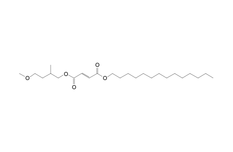 Fumaric acid, 2-methyl-4-methoxybutyl tetradecyl ester