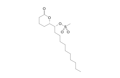 (R*,S*)-1-(6-Oxotetrahydropyran-2-yl)undecyl methanesulfonate