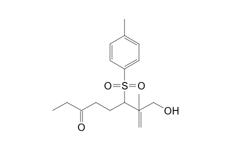 8-Hydroxy-7-methyl-7-methylene-6-tosyloctan-3-one