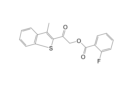 hydroxymethyl 3-methylbenzo[b]thien-2-yl ketone, o-fluorobenzoate