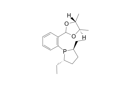 2-[2-((2S,5S)-DIETHYL-PHOSPHOLAN-1-YL)-PHENYL]-(4R,5R)-DIMETHYL-[1,3]-DIOXOLANE