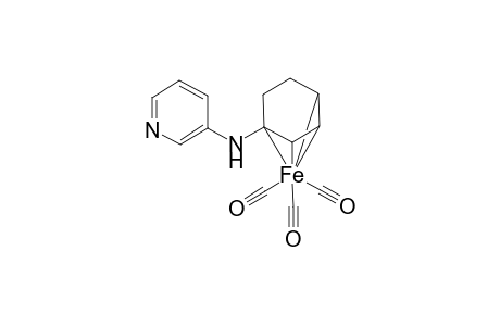 Tricarbonyl [N-{.eta.(4).-cyclohexa-2,4-dienyl}-3-aminopyridine] iron