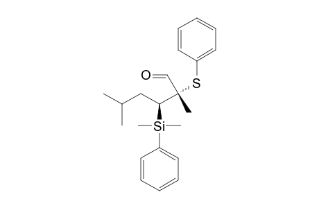 (2SR,3RS)-3-DIMETHYLPHENYLSILYL-2,5-DIMETHYL-2-PHENYLTHIO-HEXANOL