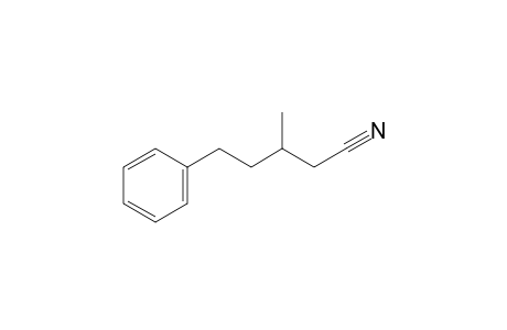3-Methyl-5-phenylpentanenitrile