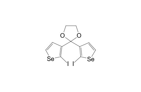 2,2-bis(2-iodoselenophen-3-yl)-1,3-dioxolane