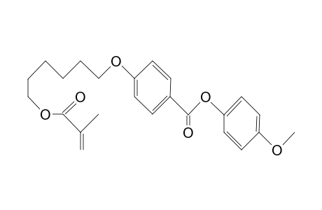 Benzoic acid, 4-[[6-[(2-methyl-1-oxo-2-propenyl)oxy]hexyl]oxy]-, 4-methoxyphenyl ester