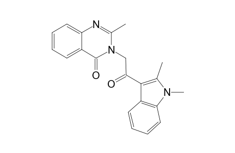 4(3H)-quinazolinone, 3-[2-(1,2-dimethyl-1H-indol-3-yl)-2-oxoethyl]-2-methyl-