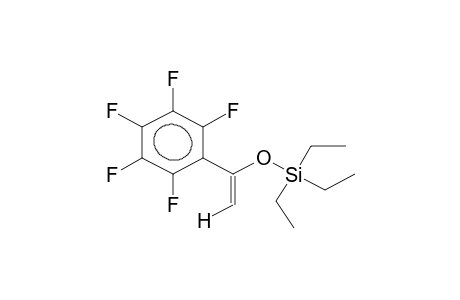 1-TRIETHYLSILYLOXY-1-PENTAFLUOROPHENYLETHENE