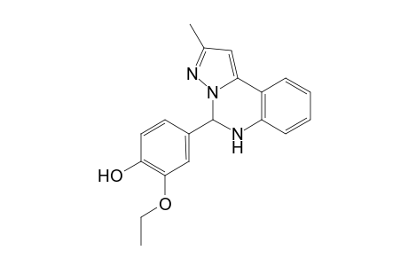 Phenol, 4-(5,6-dihydro-2-methylpyrazolo[1,5-c]quinazolin-5-yl)-2-ethoxy-