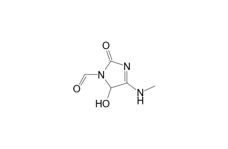 4-hydroxy-5-(methylamino)-2-oxo-4H-imidazole-3-carbaldehyde