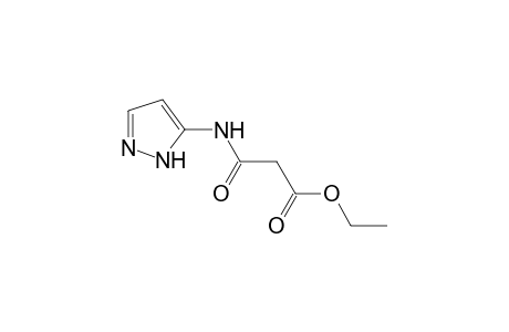 N-(pyrazol-5-yl)malonamic acid, ethyl ester