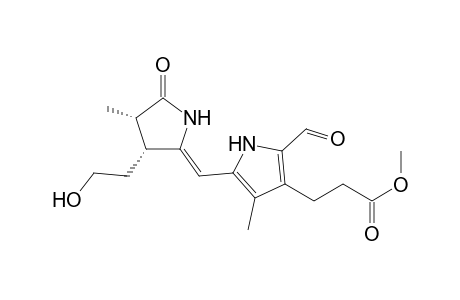 (Z,2RS,3SR)-4,5-DIHYDRO-2,3-DIHYDRO-3-(2-HYDROXYETHYL)-8-[2-(METHOXYCARBONYL)-ETHYL]-2,7-DIMETHYL-DIPYRRIN-1(10H)-ONE