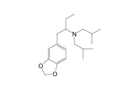 N,N-Diisobutyl-1-(3,4-methylenedioxyphenyl)butan-2-amine