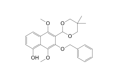 7-BENZYLOXY-6-(5,5-DIMETHYL-1,3-DIOXAN-2-YL)-5,8-DIMETHOXYNAPHTHALEN-1-OL