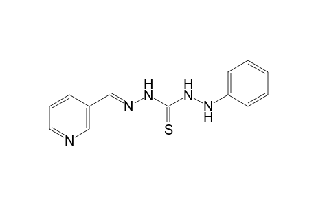 1-Phenyl-5-[(3-pyridyl)methylene]-3-thiocarbohydrazide