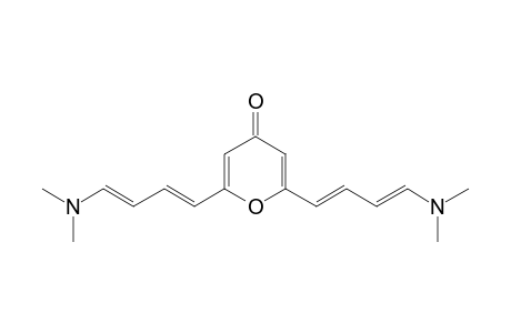 2,6-Bis[(1E,3E)-4-(dimethylamino)-1,3-butadienyl]-4H-pyran-4-one