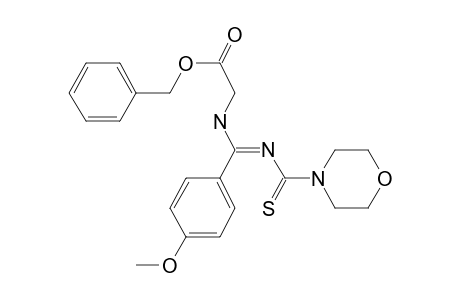 Benzamidine, 4-methoxy-N-(2-benzyloxy-2-oxoethyl)-N'-morpholinothiocarbonyl-