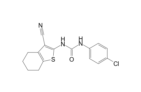 urea, N-(4-chlorophenyl)-N'-(3-cyano-4,5,6,7-tetrahydrobenzo[b]thien-2-yl)-