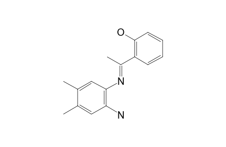 o-Hydroxyacetophenonylidene-4,5-dimethyl-o-phenylenediamine