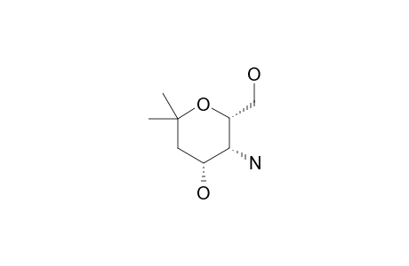 (4R,5R,6S)-5-AMINO-6-(HYDROXYMETHYL)-2,2-DIMETHYLTETRAHYDRO-2H-PYRAN-4-OL