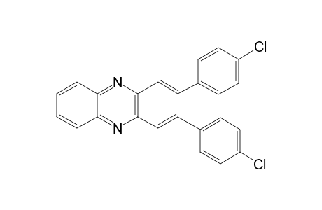 2,3-bis[(E)-2-(4-chlorophenyl)ethenyl]quinoxaline