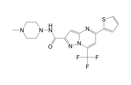 N-(4-methyl-1-piperazinyl)-5-(2-thienyl)-7-(trifluoromethyl)pyrazolo[1,5-a]pyrimidine-2-carboxamide