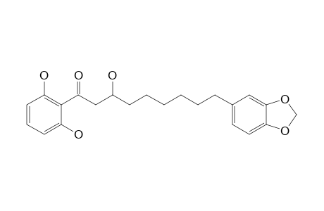 9-(1,3-Benzodioxol-5-yl)-1-(2,6-dihydroxyphenyl)-3-hydroxy-1-nonanone