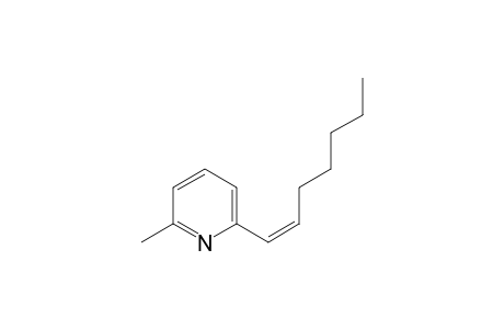 cis-2-Methyl-6-(hept-1-enyl)pyridine