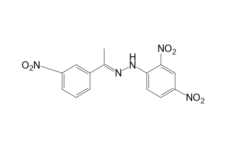 m-Nitroacetophenone, 2,4-dinitrophenylhydrazone