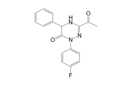 3-Acetyl-1-(4-fluorophenyl)-5-phenyl-4,5-dihydro-1H-[1,2,4]triazin-6-one