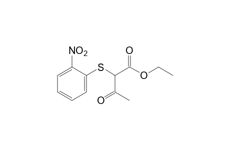 2-[(o-Nitrophenyl)thio]acetoacetic acid, ethyl ester