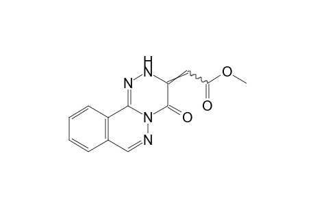 3,4-dihydro-4-oxo-2H-as-triazino[3,4-a]phthalazine -delta three,alpha-acetic acid, methyl ester