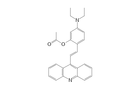 2-[(E)-2-(9-acridinyl)ethenyl]-5-(diethylamino)phenyl acetate