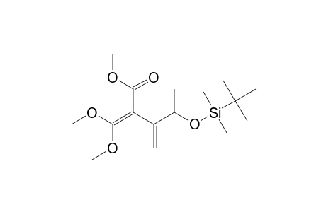 (S)-(+)-METHYL-4-TERT.-BUTYLDIMETHYLSILOXY-2-DIMETHOXYMETHYLENE-3-METHYLENEPENTANOATE