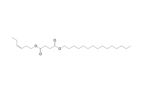 Succinic acid, cis-hex-3-enyl pentadecyl ester